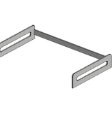 Retro full-length bed rail with head and foot end