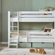 Hoder bunk bed for children with rear rail