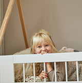 Wooden stand made of solid beech wood