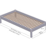 Bed without slatted base (90 cm)