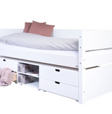 Ariel children's bed with drawers and shelf