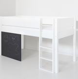Dea half-high children's bed with blackboard