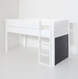 Dea half-high children's bed with blackboard