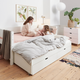 Luna pull-out bed with drawers