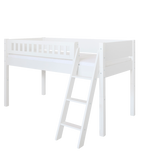 Mari half-height children's bed with sloping ladder