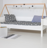 Saga children's bed with beech bed frame
