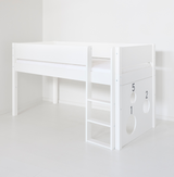 Sol half-height children's bed with ball board