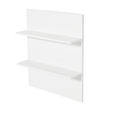 Corner shelf with 2 shelves