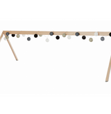 Wooden stand made of solid beech wood