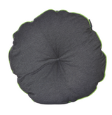 Round cushion - Denim &amp; Green