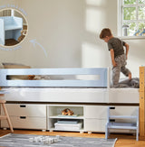 Ariel children’s bed with generous storage space – get a free 3-in-1 chair all January