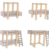 Forever solid beech frame