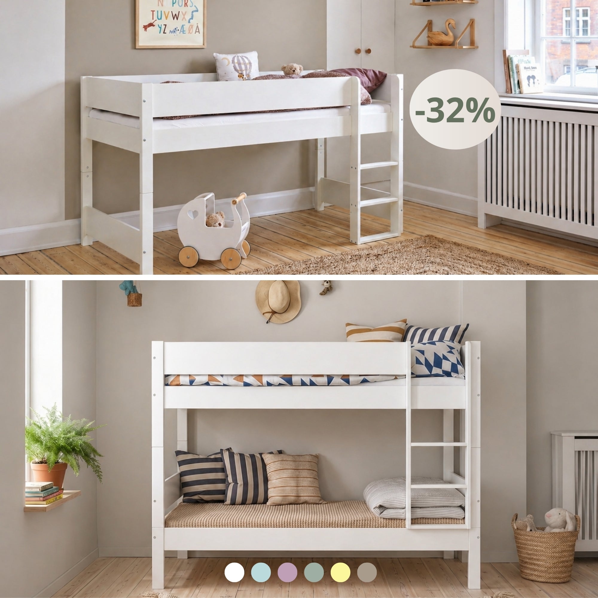 Save up to 32% on HUXIE children's beds ☀️