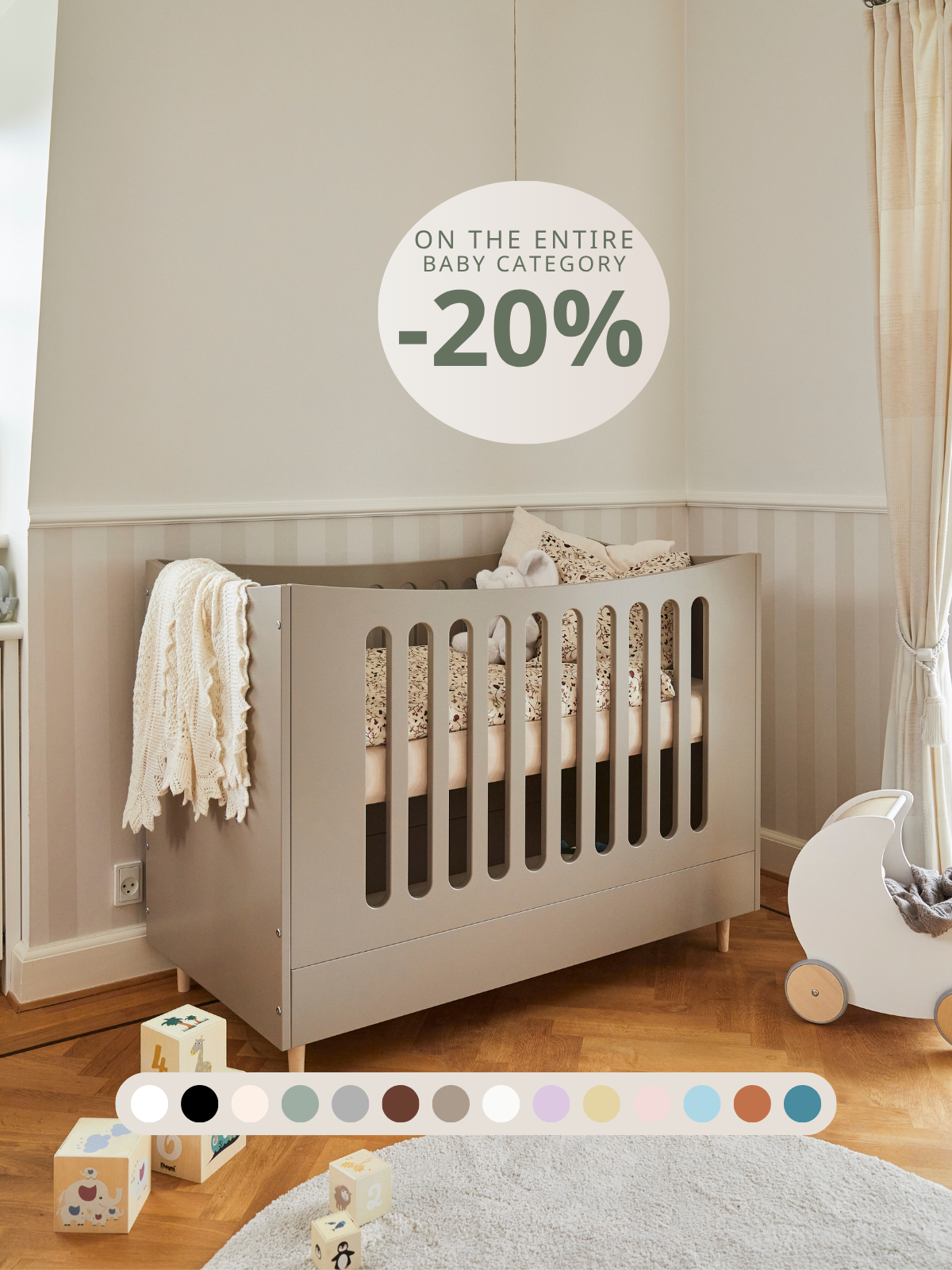 Save 20% on the entire baby programme