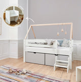 Nanna children's bed with high drawers – get a free 3-in-1 chair all January