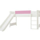 Huxie slide with bed rail - 200cm - Dusty rose