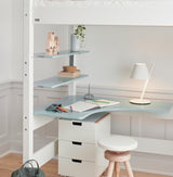 Gefion high bed for children - 90*200cm - Snow white - 11