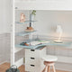Gefion high bed for children - 90*200cm - Snow white - 11
