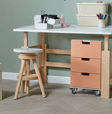 Rolling chest of drawers