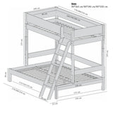 Vale family combination bunk bed