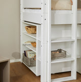 Square bookcase with 1 shelf