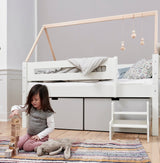 Nanna children's bed with high drawers – get a free 3-in-1 chair all January