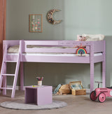 Borr half-height children's bed with climbing wall