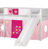 Loke mid-high bed with slide