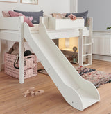Loke mid-high bed with slide