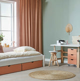 Adjustable desk with beech frame 