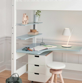 Writing board for high bed