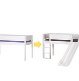 Semi-high bed for bed with slide - Pavo