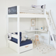 Grete High bed with sloping ladder