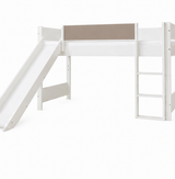 Huxie slide with safety rail