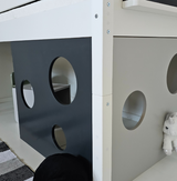 Cave for children's bed