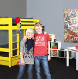 Maia extra high bunk bed - 90*160cm - Anthracite - 2