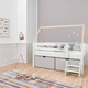 Nanna children's bed with high drawers