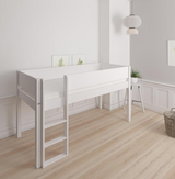 Frej mid-height bed-90*200cm-White - 1