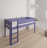 Frej mid-height bed-90*160cm-Light purple - 26