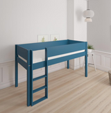 Frej mid-height bed-90*160cm-Aqua blue - 41