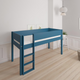 Frej mid-height bed-90*160cm-Aqua blue - 41