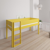 Frej mid-height bed-90*160cm-Curry yellow - 43