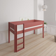 Frej mid-height bed-90*200cm-Rusty red - 35