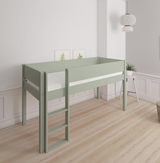 Frej mid-height bed-90*160cm-Light green - 54