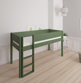 Frej mid-height bed-90*160cm-Dark green - 53