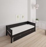 Sif children's bed with drawers - 90*160cm - Black - 39