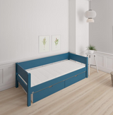 Sif children's bed with drawers - 90*160cm - Aqua blue - 41