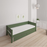 Sif children's bed with drawers - 90*160cm - Dark green - 53