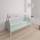 Fulla children's house bed with beech frame and cotton canopy - 90*200cm - Azur mint - 22
