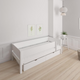 Mimer children's bed with sideboard and drawers - 90*160cm - Snow white - 11